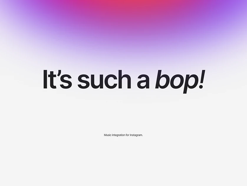 Bop! product interface